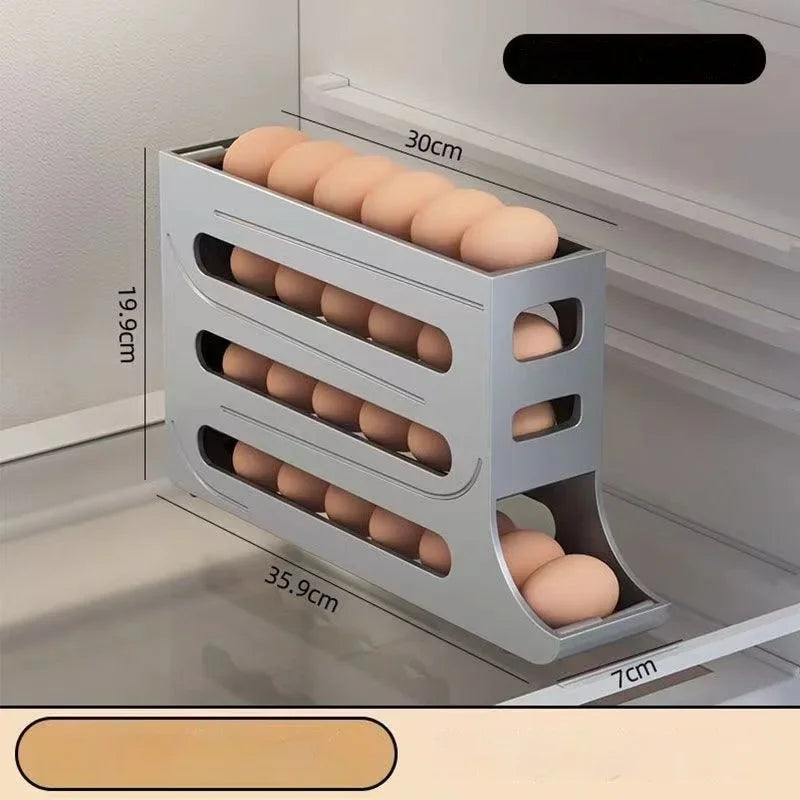 Boîte de rangement pour œufs de qualité alimentaire pour porte de réfrigérateur